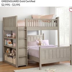 Pottery barn bunk bed 