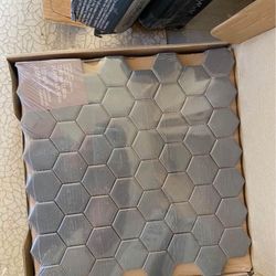 Left Over Tile For Bathroom Or Kitchen Splash Back. 