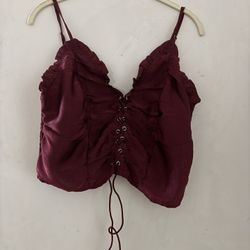 Vintage Y2k Corset Top Sz Large 