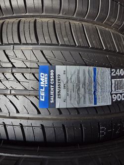 2 New 255-35-19 Celimo Salient CS580 Tires 255/35 R19 Tire P255 ZR19 FREE Delivery Inland Empire or PickUp Moreno Valley 2-0150-S)