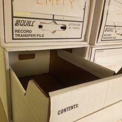 Heavy Duty Cardboard File Drawers, Stacks 5 High!