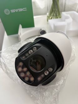 NEW SV3C 4K 8MP PTZ PoE Security Camera – 36X Zoom – Complete Set