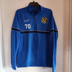 Nike Dri-Fit Soccer Force 70 Zip Jacket Medium Athletic/Team Warmup Track Jacket