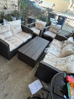 Wicker Style Outdoor Patio Set
