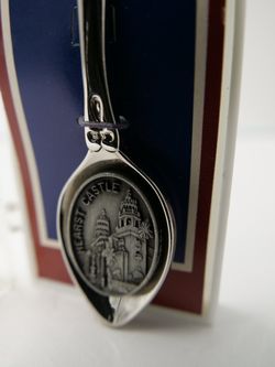 Hearst Castle Collector/Souvenir Pewter Spoon