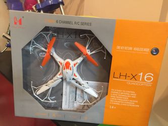 Large drone. One touch key return. No camera