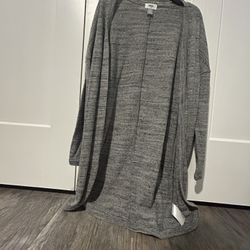 Girls Gray Long sweater 