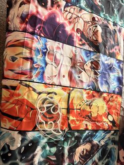 Anime Wall Tapestry And Light