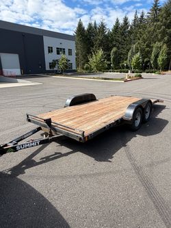 2018 summit 7 x 16 tilt deck bed trailer