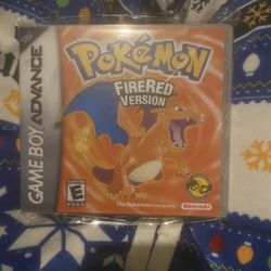 Pokemon FireRed Reproduction Nintendo Game