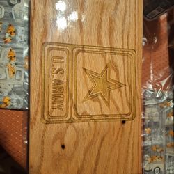 Us Army Logo Epoxy Inlay Cutting Board