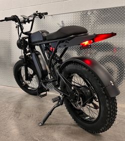 750 Watt Dual Battery Short Seat Electric E-bike, 34mph, Full Suspension