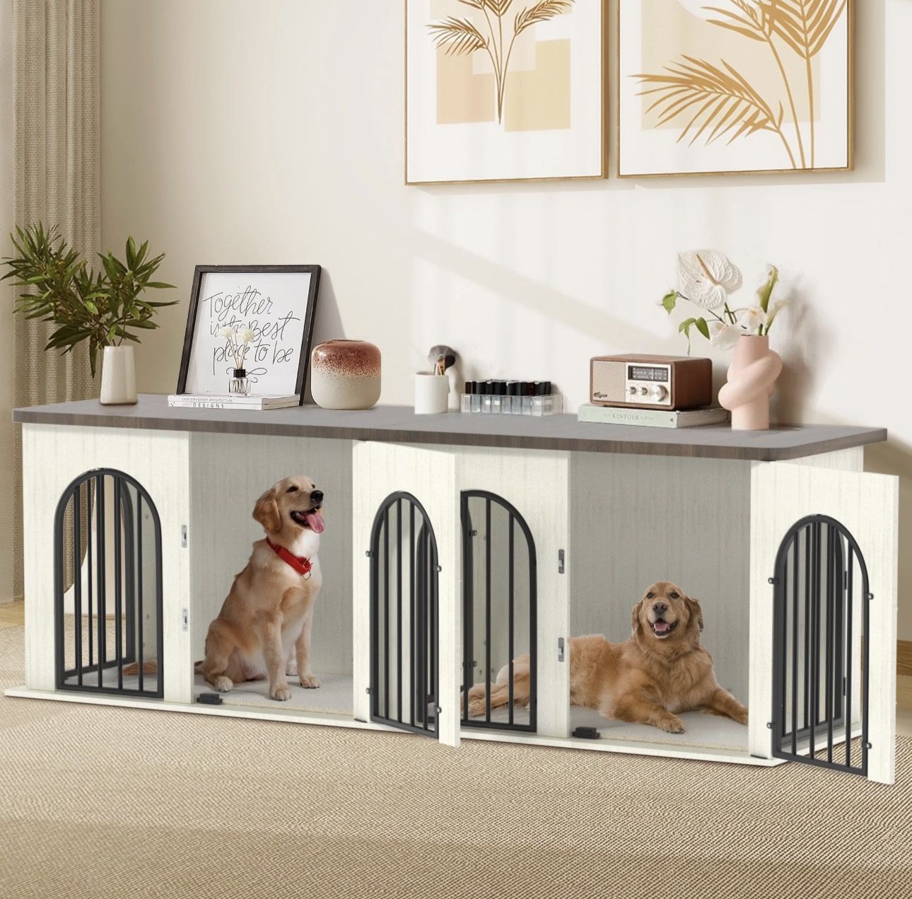 Dog Crate For 2 Dogs