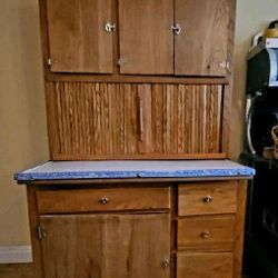 Antique Hoosier Bakers Cabinet 