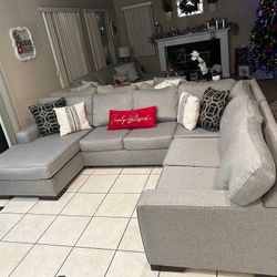 Beautiful Grey Sectional Couch From Ashley Furniture 