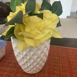 Misc $5 Each- Artificial Flower Pot, Storage And Decor