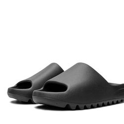 Black Yeezy slides