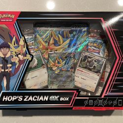 Hop’s Zacian Ex Box *SEALED* Pokemon Journey Together Surging Sparks Scarlet Violet