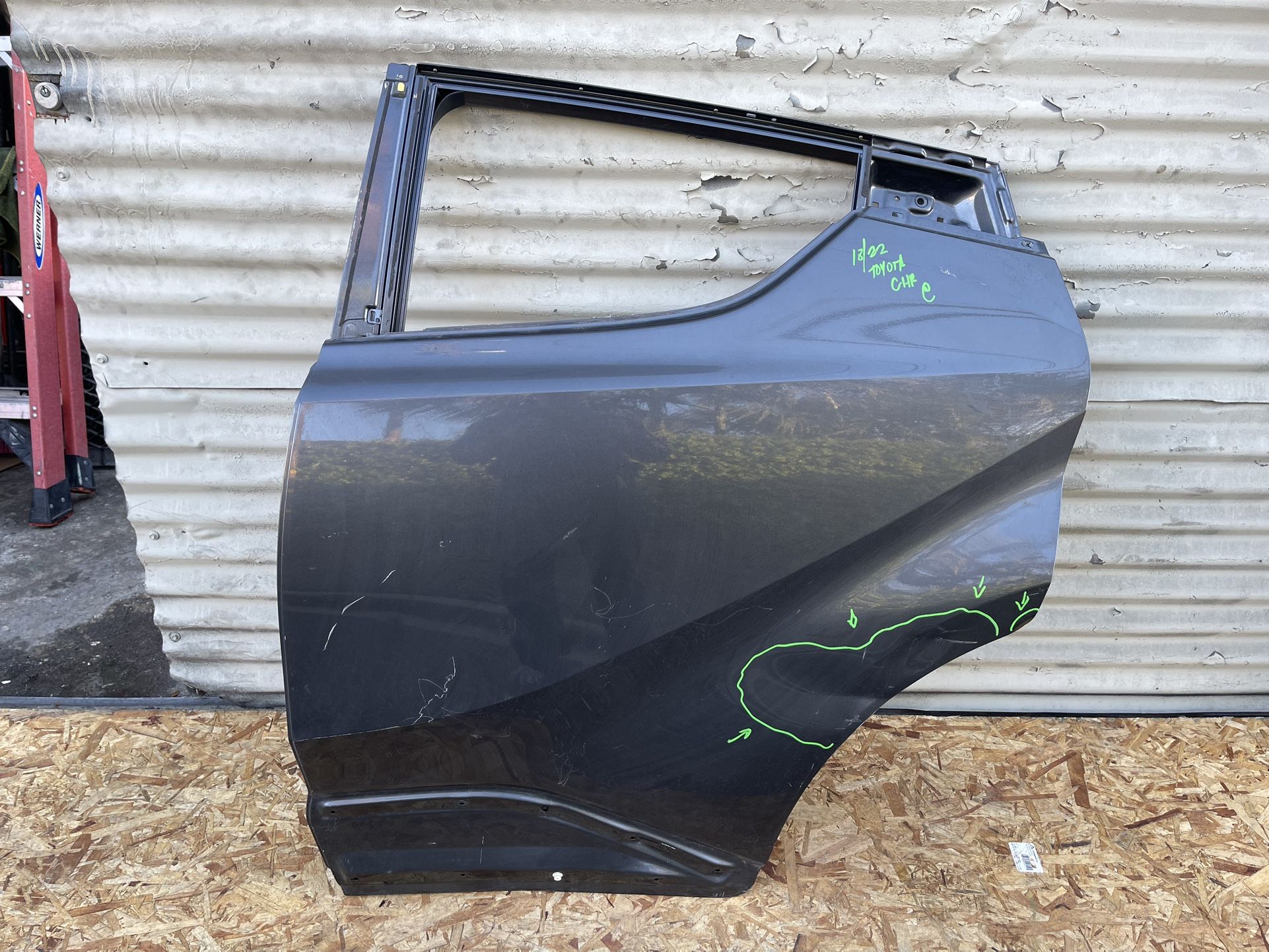 2018 2019 2020 2021 2022 TOYOTA CHR CH-R LEFT REAR DOOR SHELL OEM