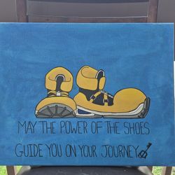 Kingdom Hearts Sora Shoes Painting