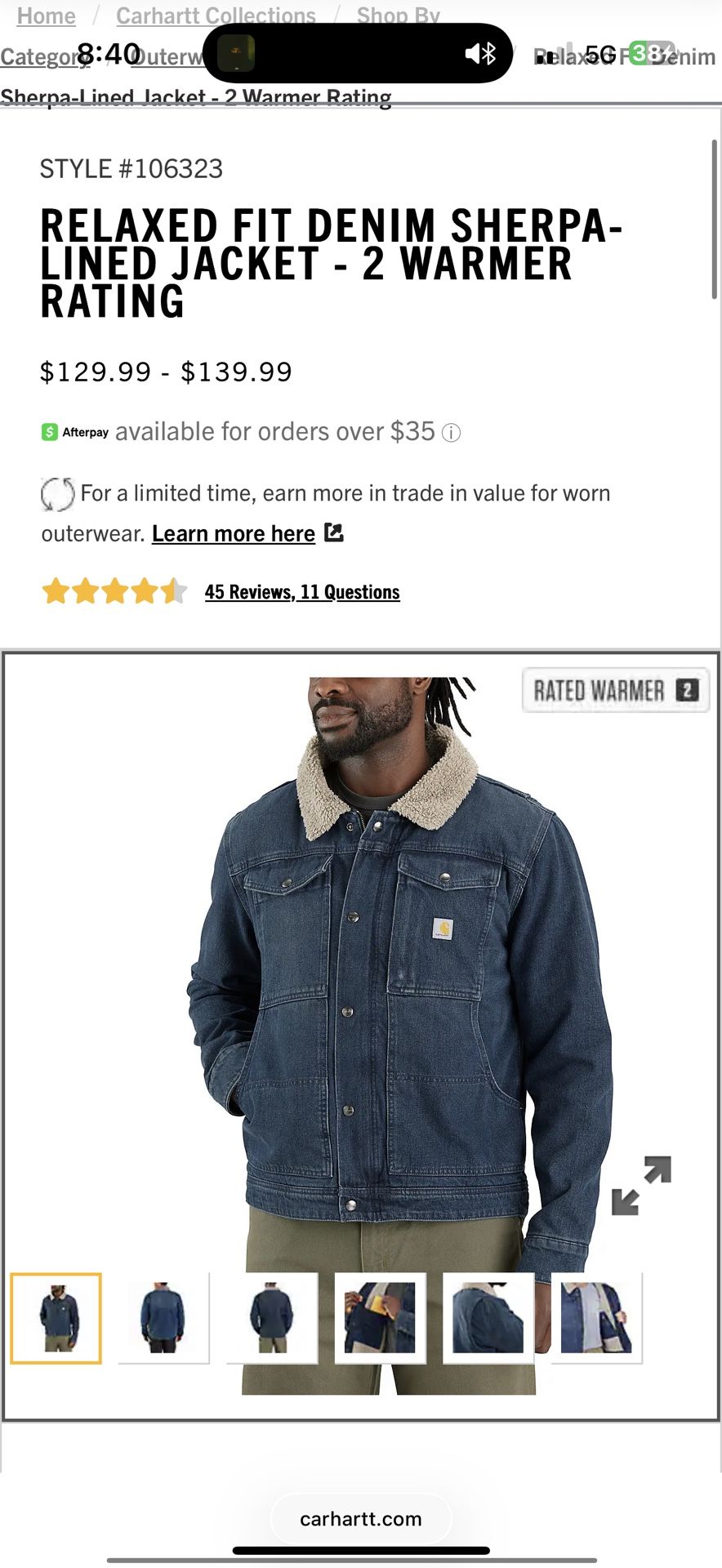 Carhartt Sherpa Jacket