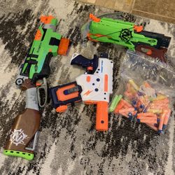 Nerf Gun Bundle w/bullets