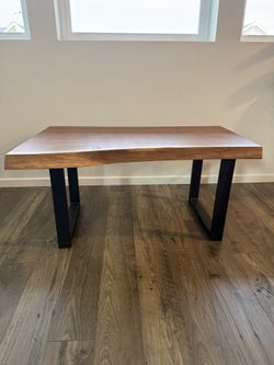 Artisan Born Live Edge Solid Walnut Coffee Table