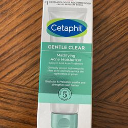 NWT Cetaphil Gentle Clear Mattifying Acne Moisturizer 