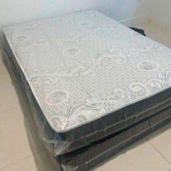 NEW FULL SIZE MATTRESS WITH BOX SPRING SET //COLCHONES NUEVOS  Matrimoniales SIZE 