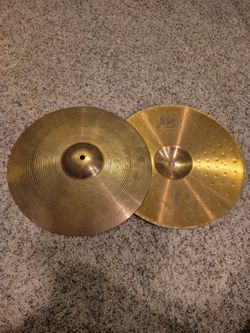 Sabian B8 14 inch hi hat cymbals
