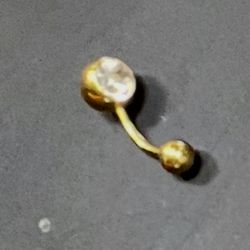 15K Gold Over Stainless Steel Piercing For Wedding 