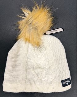 **New Callaway POM POM Beanie for Women’s One Size Fits All