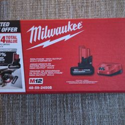 M12 High Output XC 5.0 Battery Starter Kit