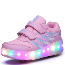 Kids Roller Shoes Boy Girl Sneakers with Wheels