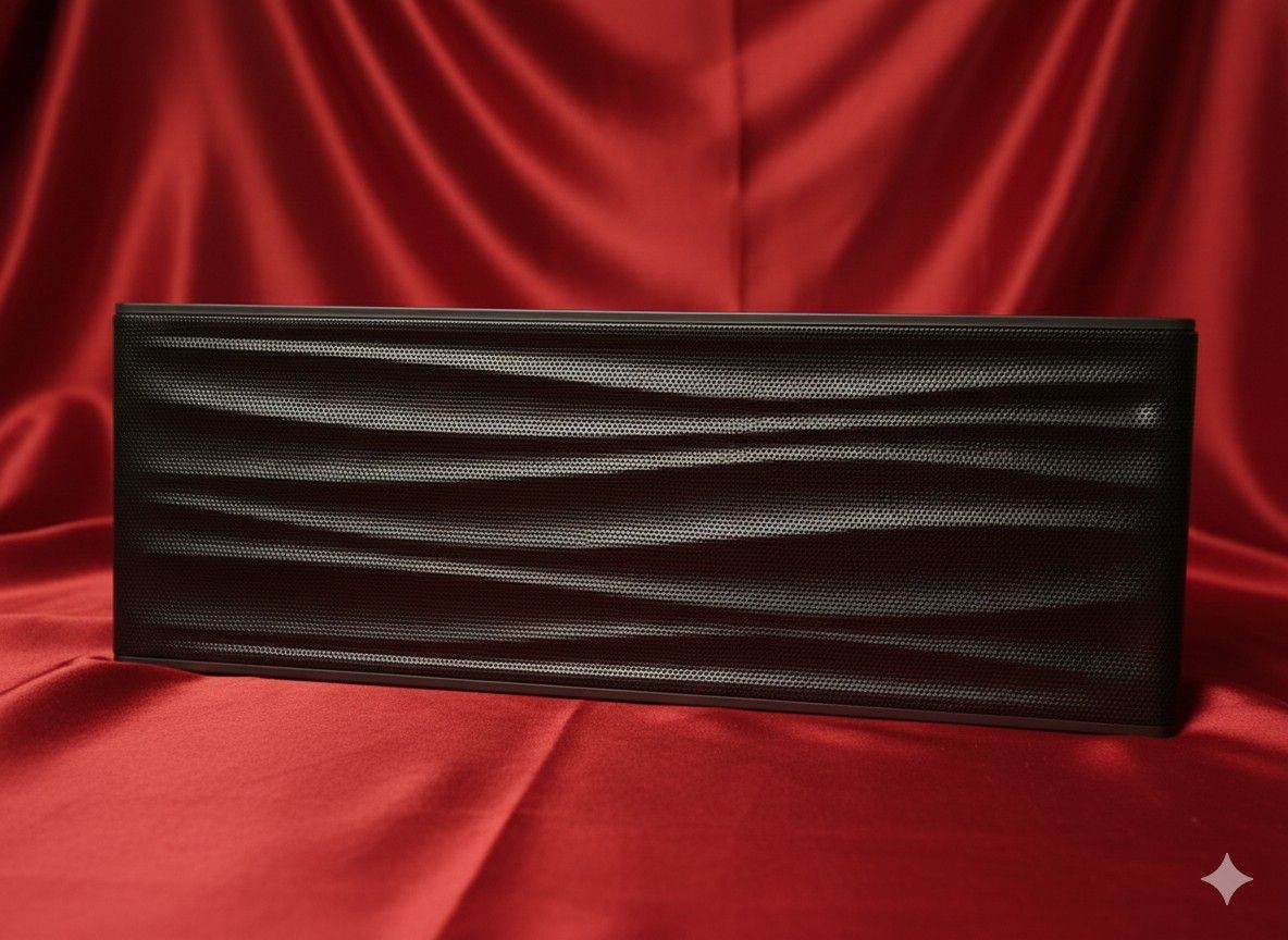 High-Fidelity Wireless Bluetooth Speaker - Gloss Black Design