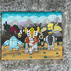 Regigigas, Regice, Registeel, Regirock, Regidrago and Regieleki Painting