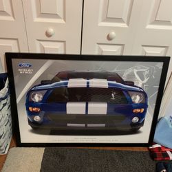 Large Framed Ford Shelby Poster Picture 