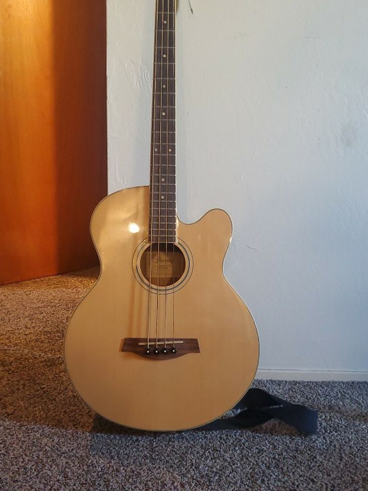 Ibanez acoustic-electric bass guitar