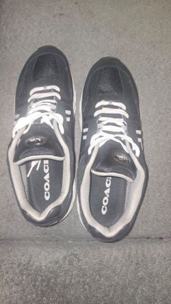 Coach mixed media sneakers size 13