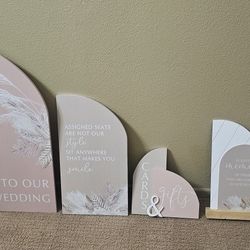 Hobby Lobby wedding signs