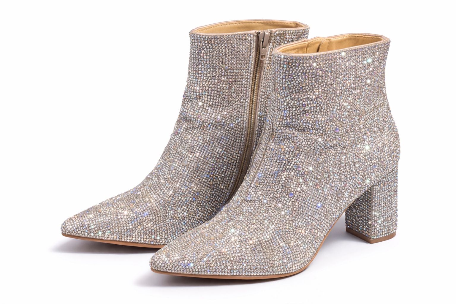 Betsey Johnson Rhinestone Ankle Boots – Women’s Size 6 Medium