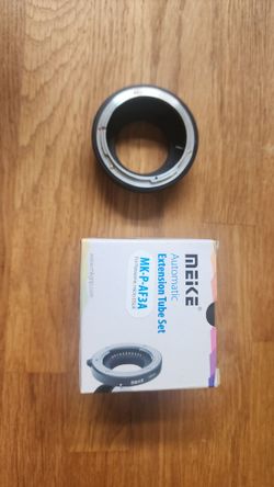 Micro 4/3 extension tubes and lens adapter