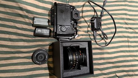 Panasonic Lumix Camera with Lenses and Accessories