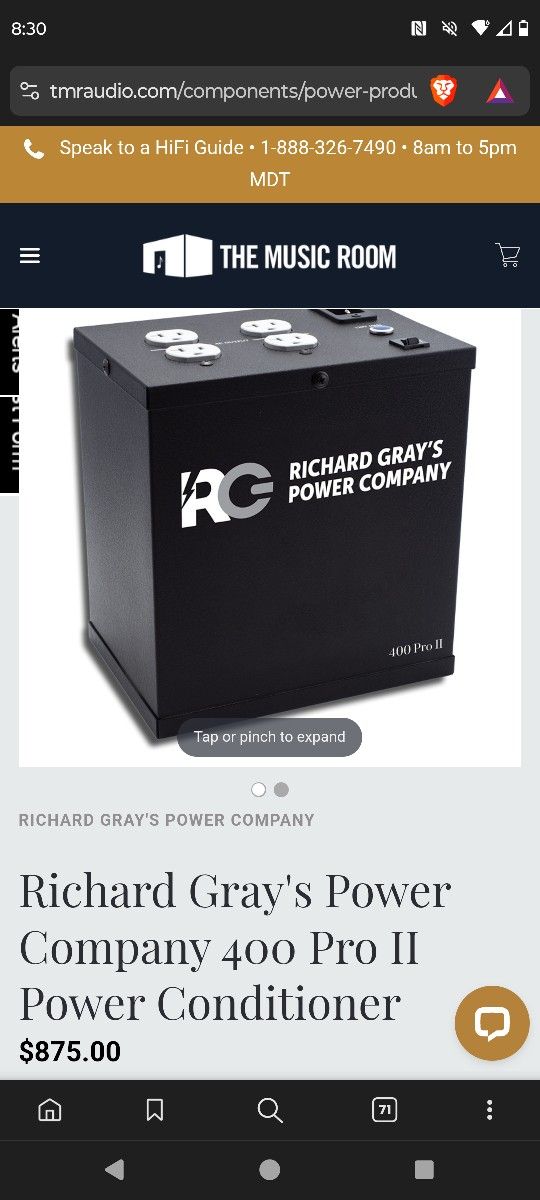 Like New! Richard Grays Power Company 400 Pro II Audiophile Power Conditioner SQ Hifi Stereo
