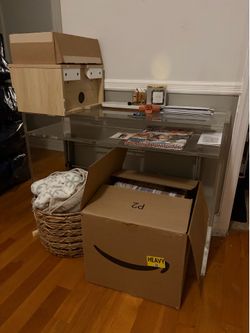 clear side table