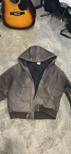 J130 Sun Faded Light Brown Carhartt Jacket