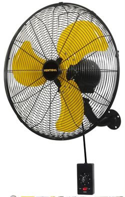 New - 18 Inch Wall Mount Fan Oscillating, 4,200 CFM High Velocity Industrial Wall Fan