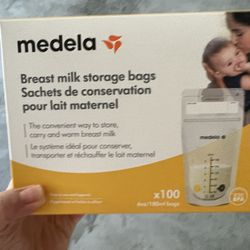Milk storage bags