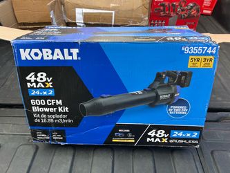 Kobalt 48V Max 600 CFM Brushless Blower Kit
