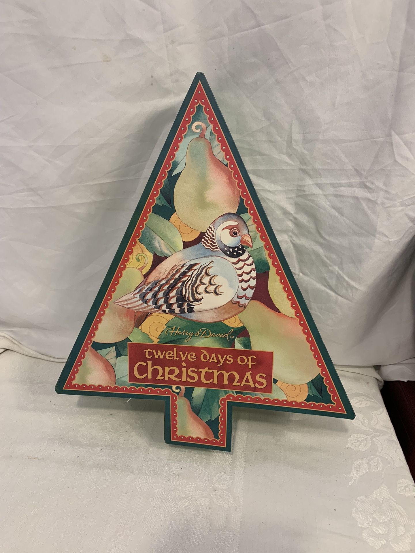 Vintage Christmas Tree  Shaped Harry & David